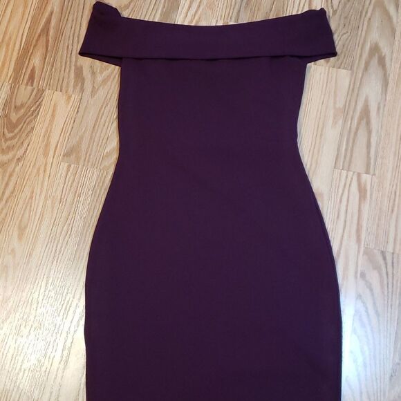 Fashion Nova Dress, Burgundy Dress - Picture 7 of 8